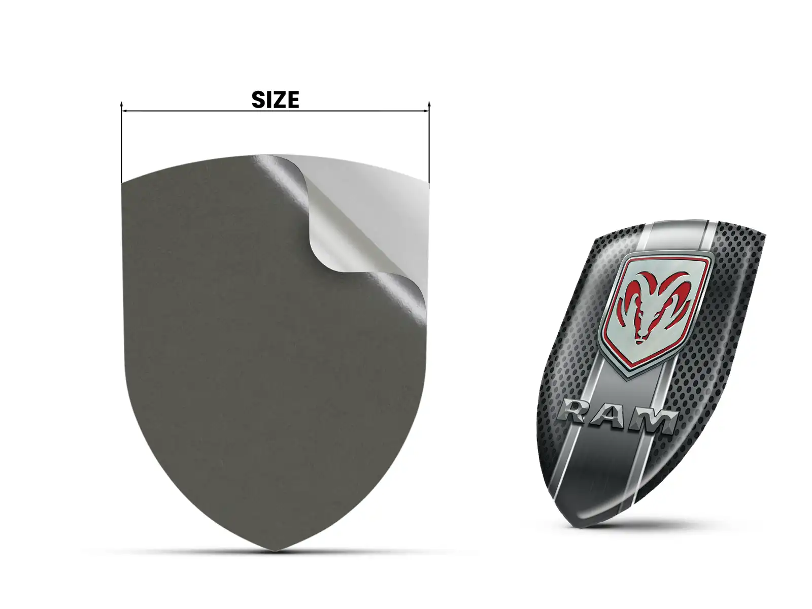 Dodge Adesivi Lunotto Auto Forti Tuning Lusso